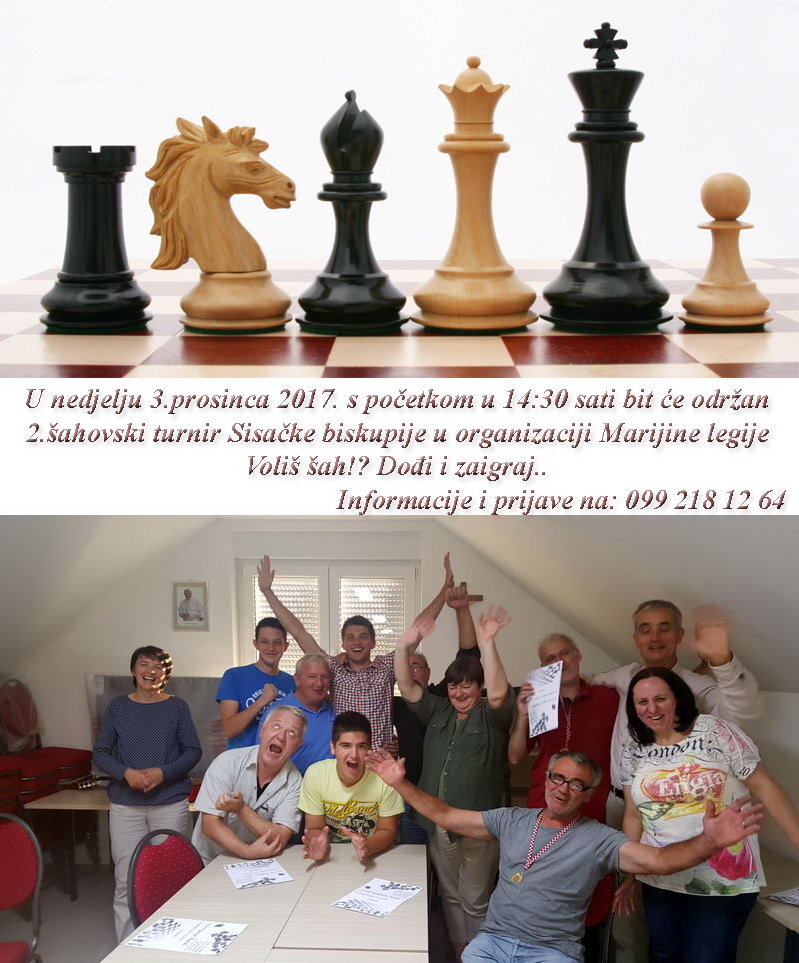 U nedjelju slijedi 2.šahovski turnir u organizaciji Marijine legije